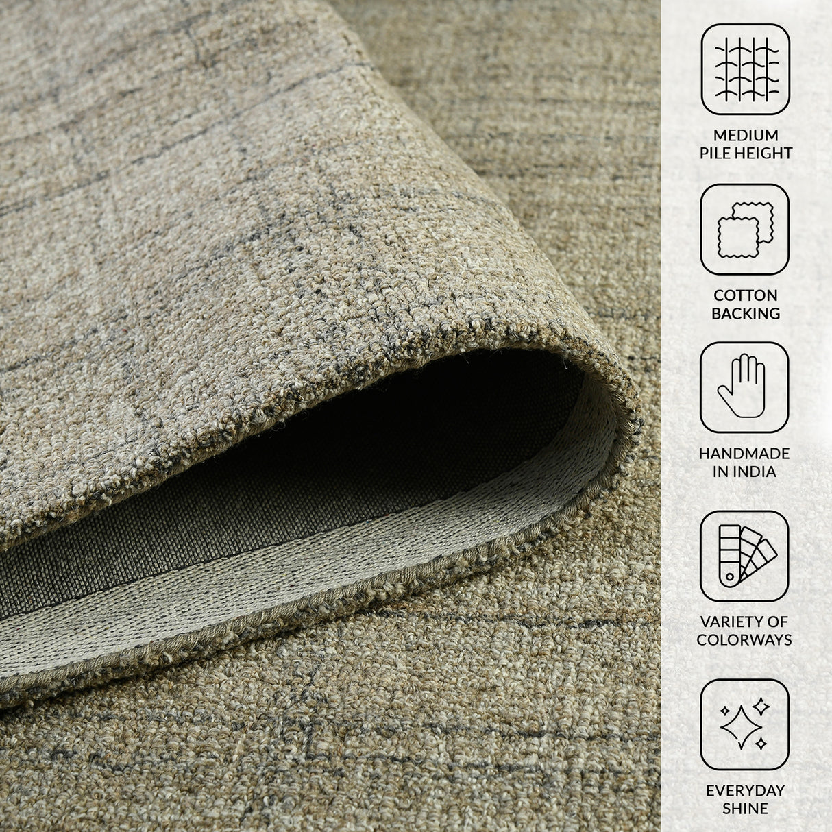 Amer Rugs LAU-4 Laurel Farmhouse Plaid Area Rug