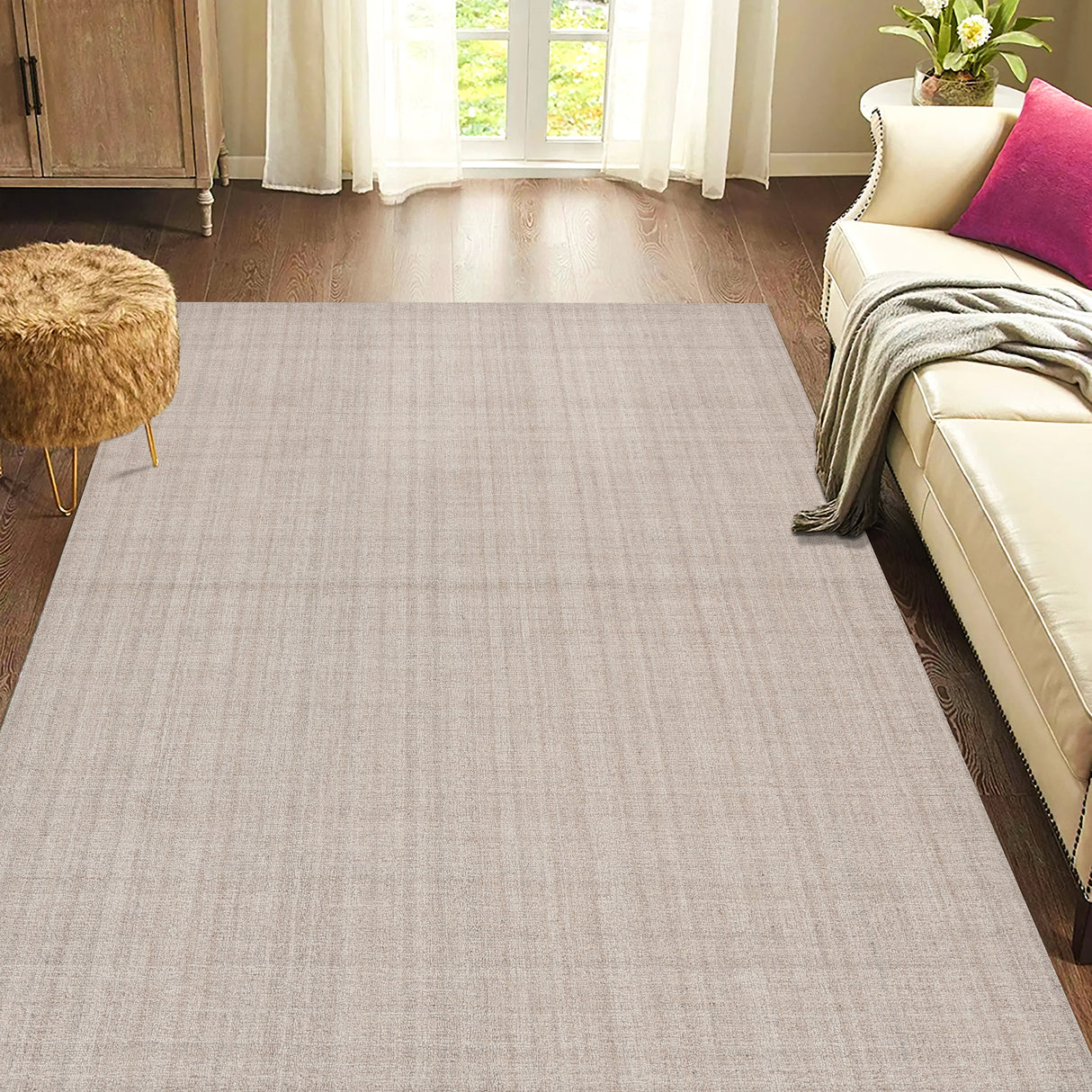Amer Rugs LAU-7 Laurel Farmhouse Plaid Area Rug