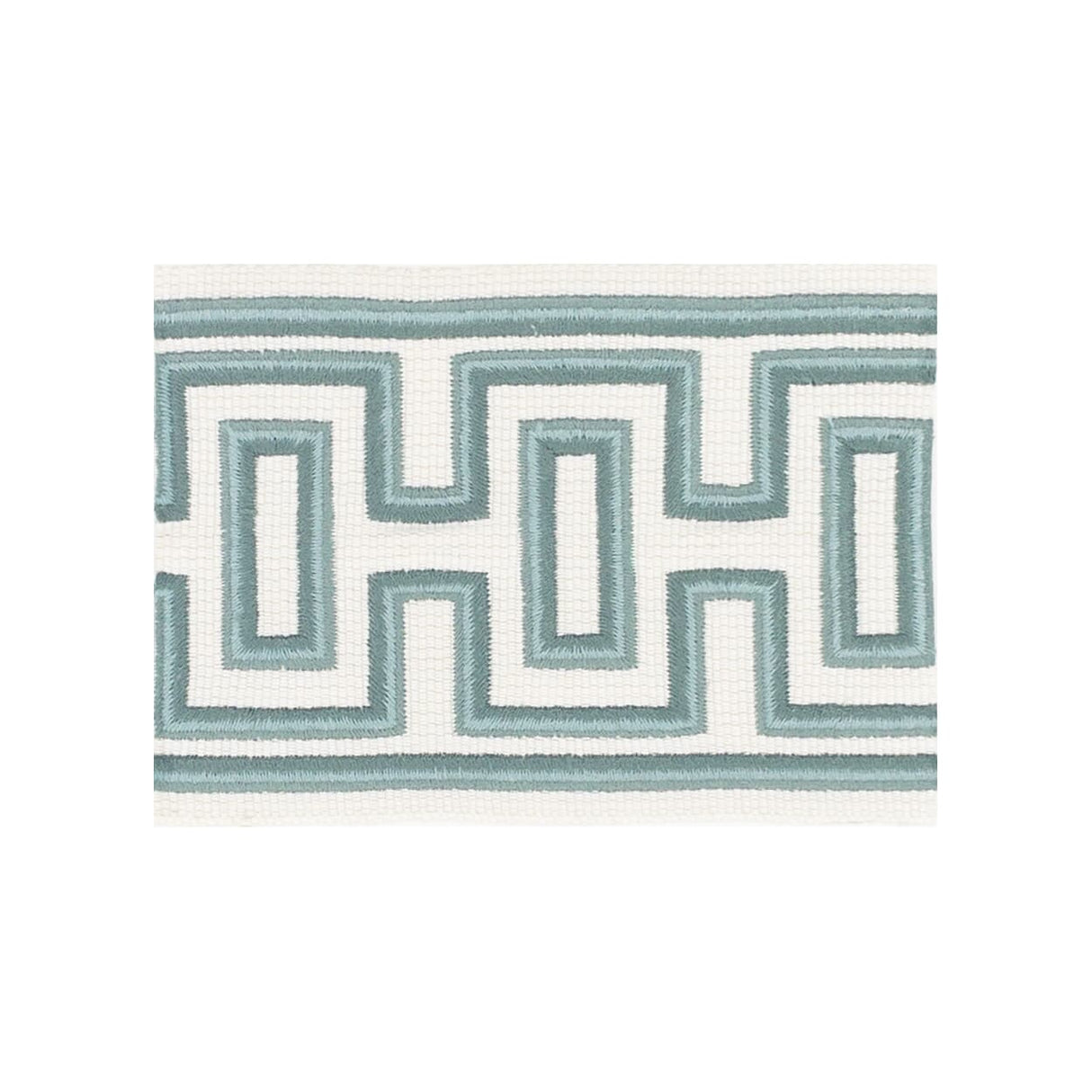 STOUT LAUD-3 LAUDERDALE TAPE 3 AQUA Fabric - Eades Wallpaper & Fabric