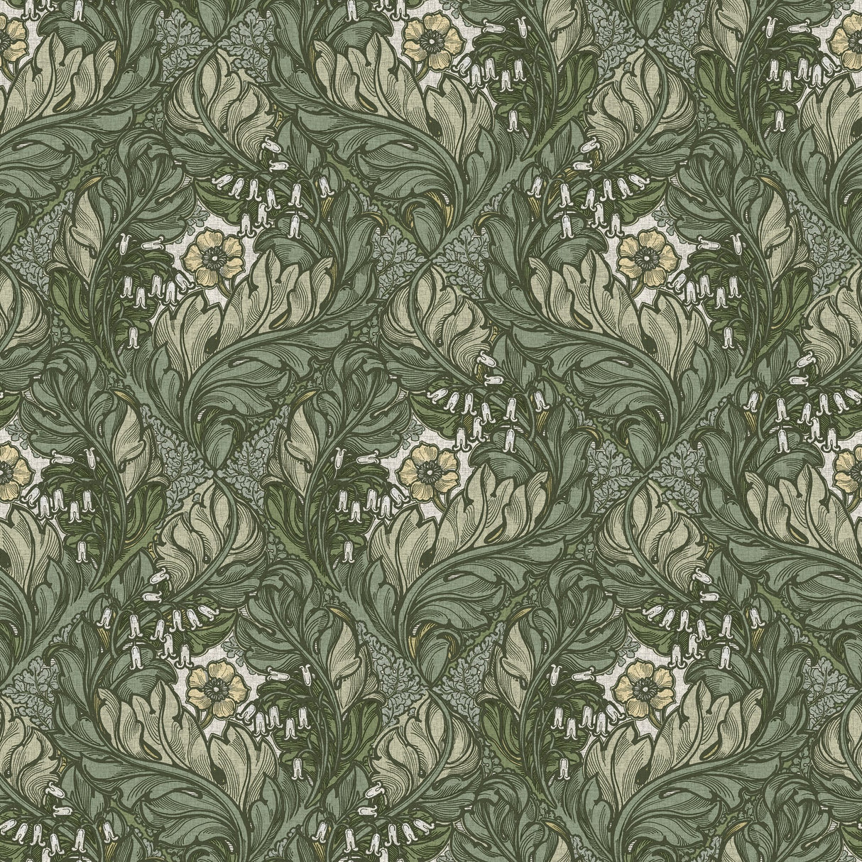 Galerie LB25103 Green Rambleicious - Eade's Wallpaper