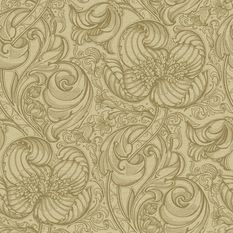 Galerie LB25113 Yellow Down the Dilly - Eade's Wallpaper