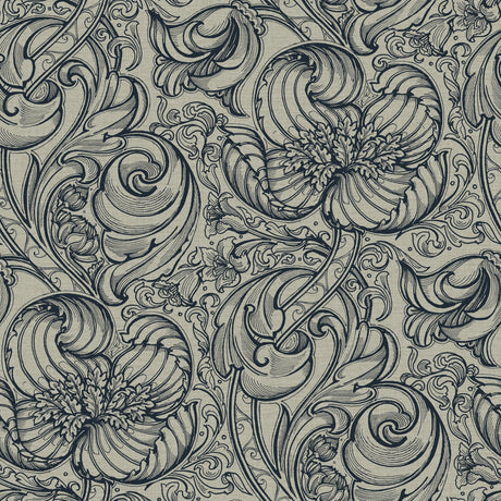 Galerie LB25116 Blue Down the Dilly - Eade's Wallpaper