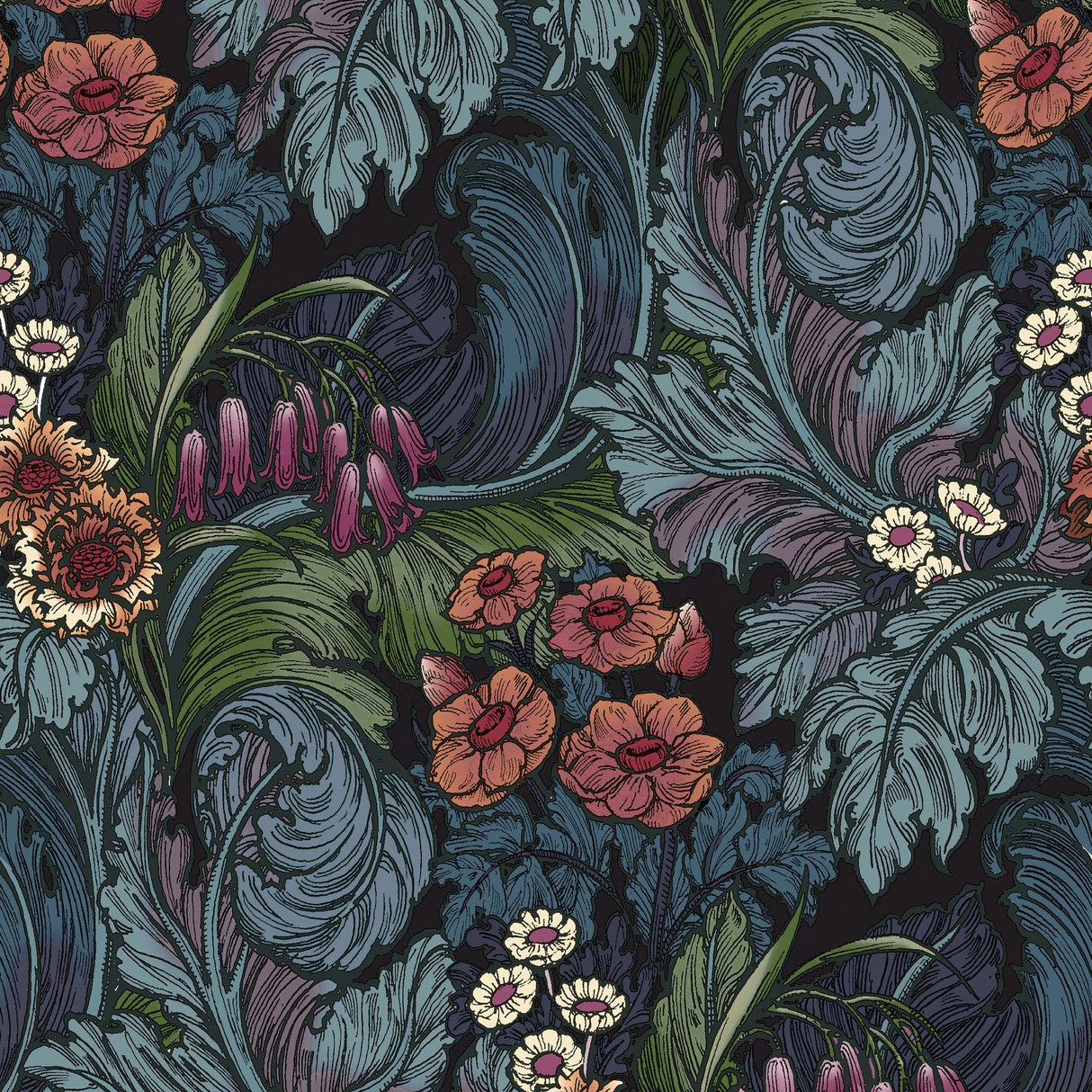 Galerie LB25134 Multi-coloured Hedgerovia - Eade's Wallpaper