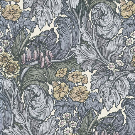Galerie LB25135 Blue Hedgerovia - Eade's Wallpaper
