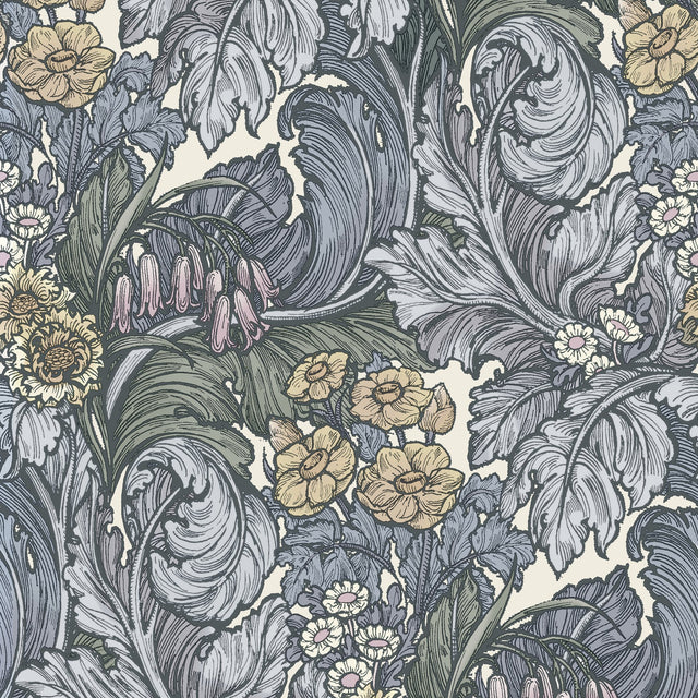 Galerie LB25135 Blue Hedgerovia - Eade's Wallpaper