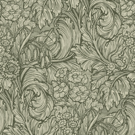 Galerie LB25136 Green Hedgerovia - Eade's Wallpaper