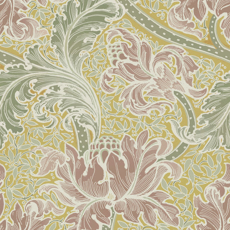 Galerie LB25141 Yellow Morris Major - Eade's Wallpaper