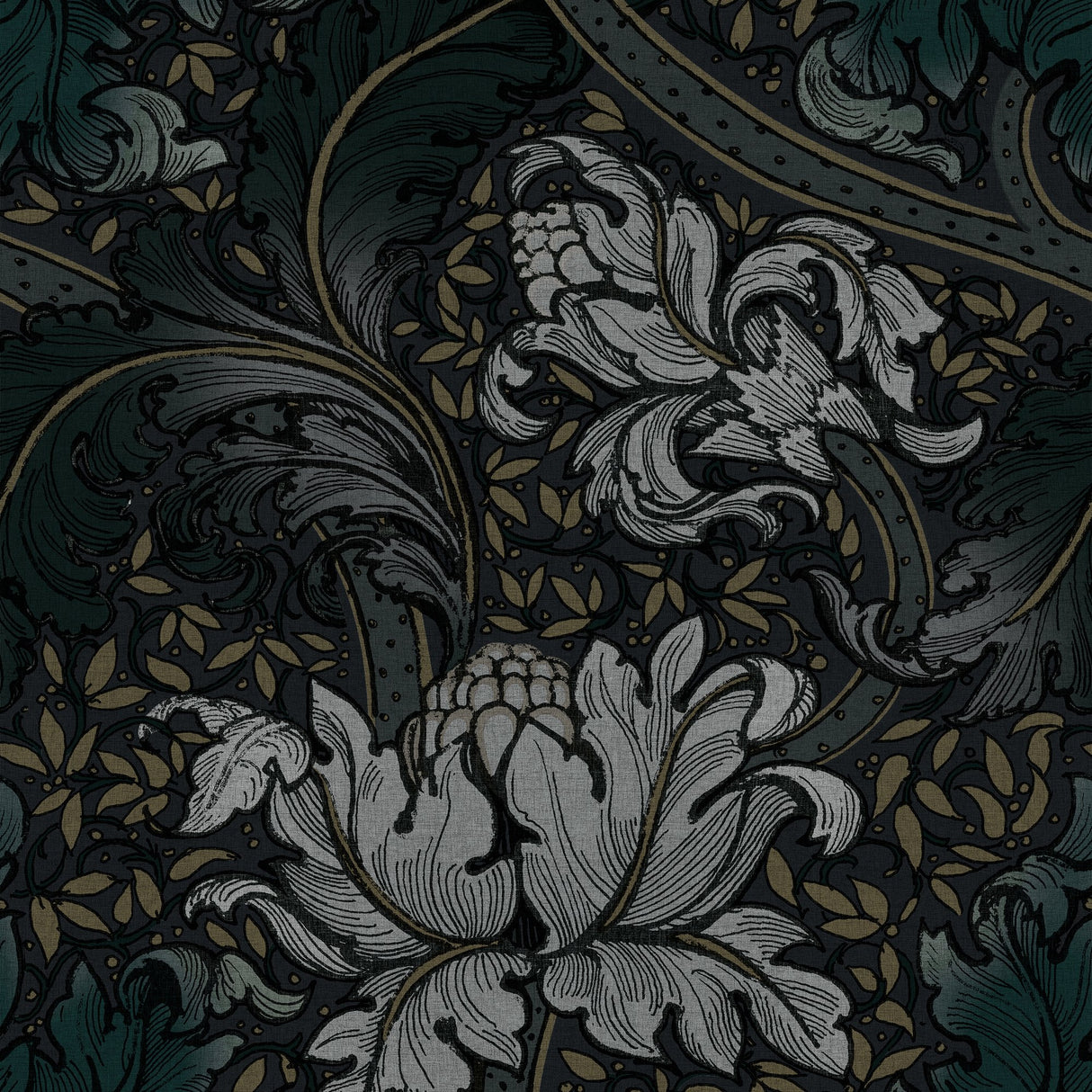 Galerie LB25144 Blue Morris Major - Eade's Wallpaper