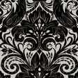 Galerie LB25166 Black Damask Sauvage - Eade's Wallpaper