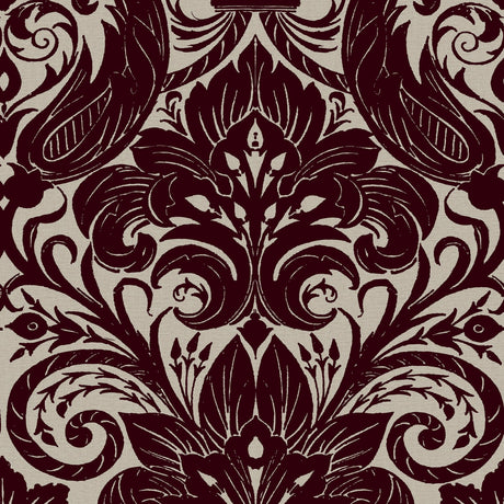 Galerie LB25170 Red Damask Sauvage - Eade's Wallpaper
