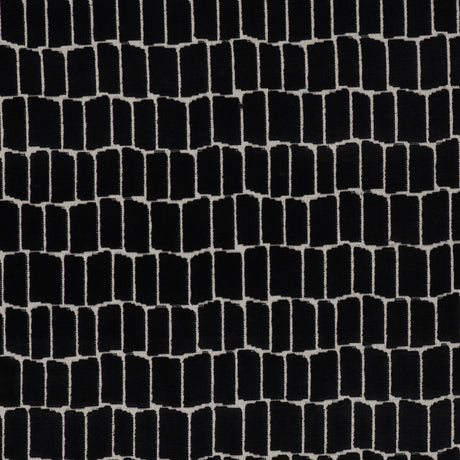 GASTON Y DANIELA LCT1015.008.0 MAXIMO ONYX Fabric - Eade's Wallpaper