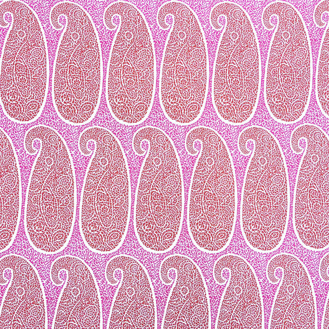 GASTON Y DANIELA LCT1023.001.0 YAIZA FRESA/NARANJA Fabric - Eade's Wallpaper