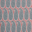 GASTON Y DANIELA LCT1023.007.0 YAIZA ROJO/AZUL Fabric - Eade's Wallpaper