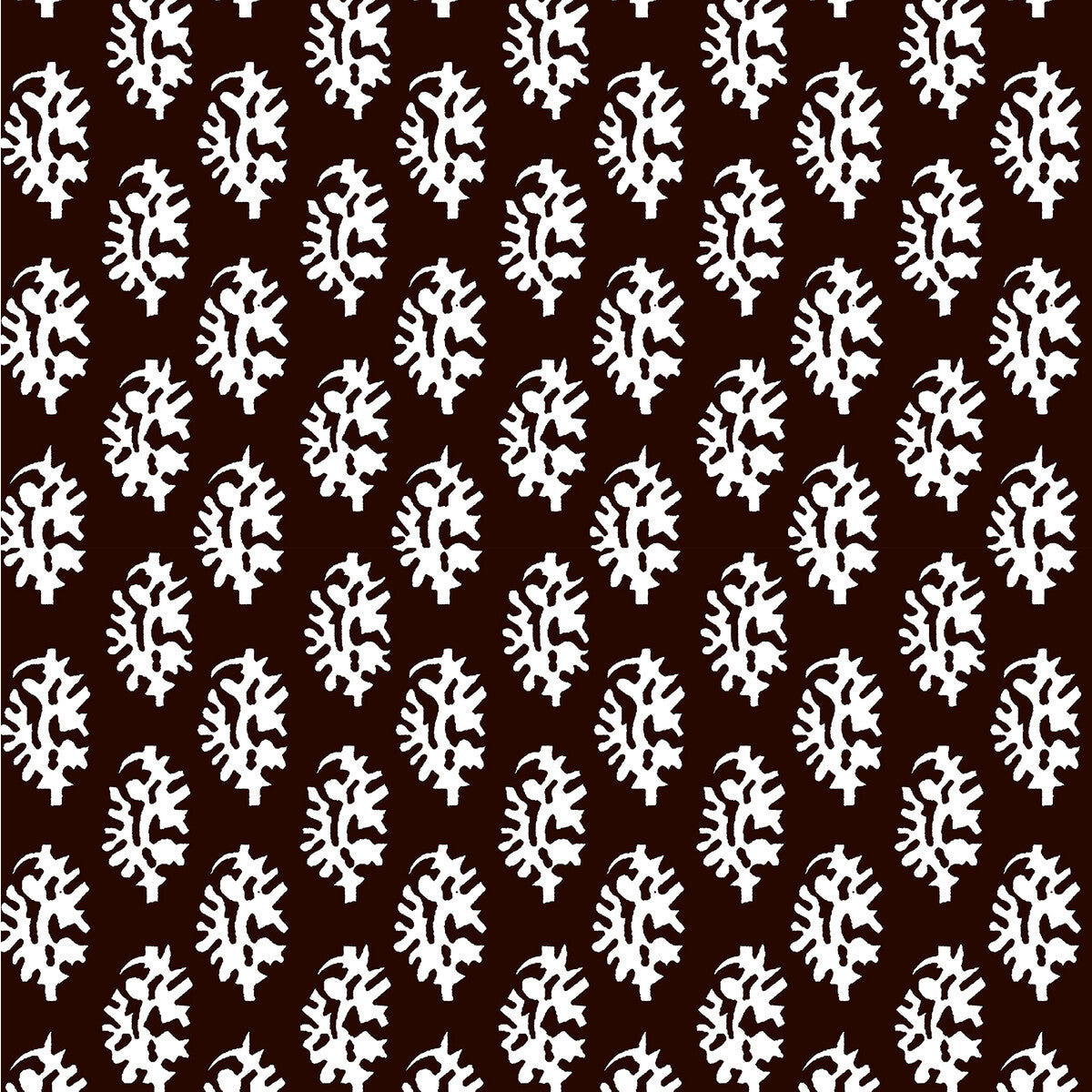 GASTON Y DANIELA LCT1027.005.0 SEIJO CHOCOLATE Fabric - Eade's Wallpaper