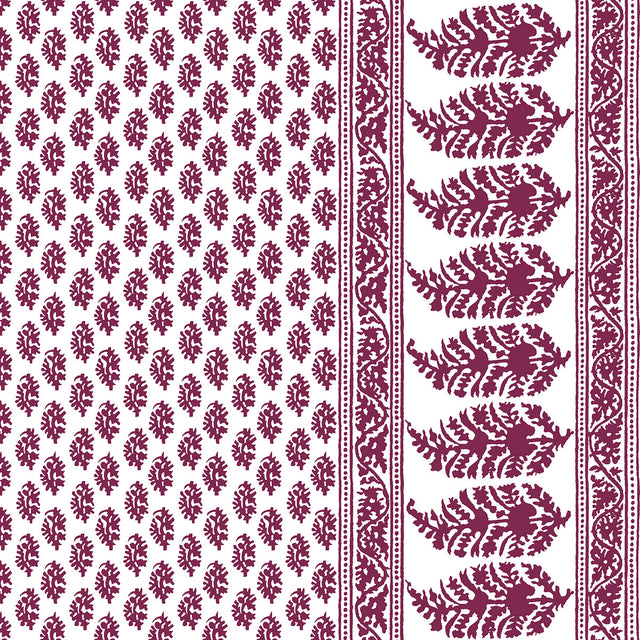 GASTON Y DANIELA LCT1028.003.0 ARAVAQUITA BURDEOS Fabric - Eade's Wallpaper
