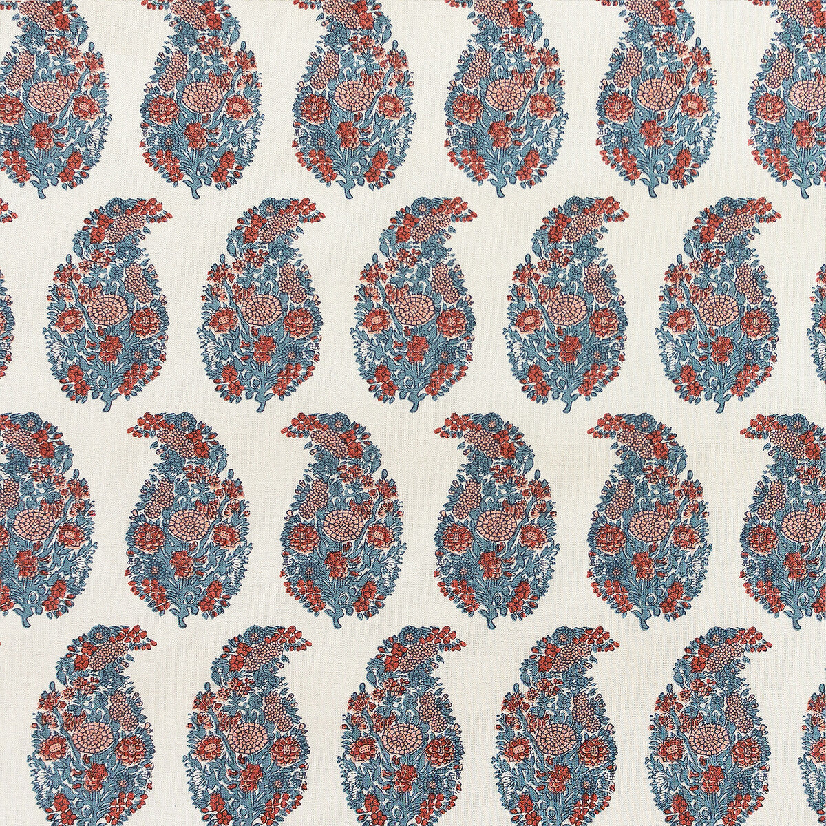 GASTON Y DANIELA LCT1029.006.0 TARSILA ROJO/GRIS Fabric - Eade's Wallpaper