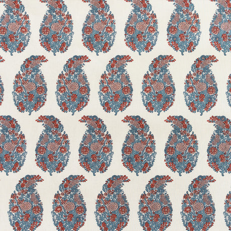 GASTON Y DANIELA LCT1029.006.0 TARSILA ROJO/GRIS Fabric - Eade's Wallpaper