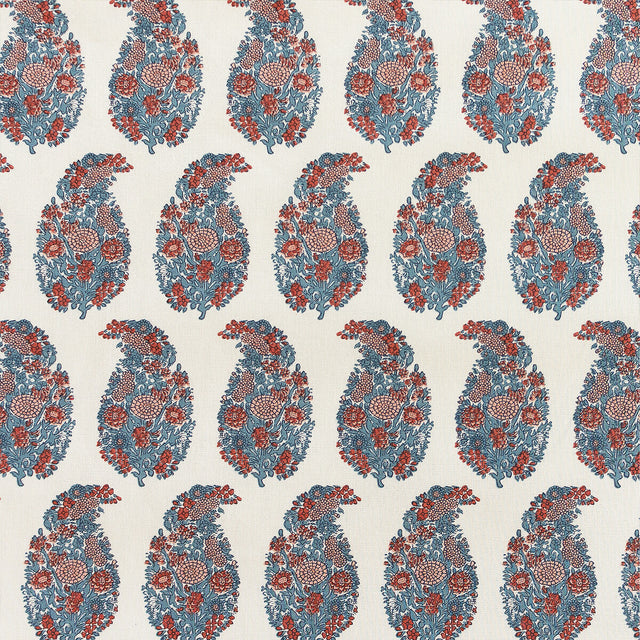 GASTON Y DANIELA LCT1029.006.0 TARSILA ROJO/GRIS Fabric - Eade's Wallpaper
