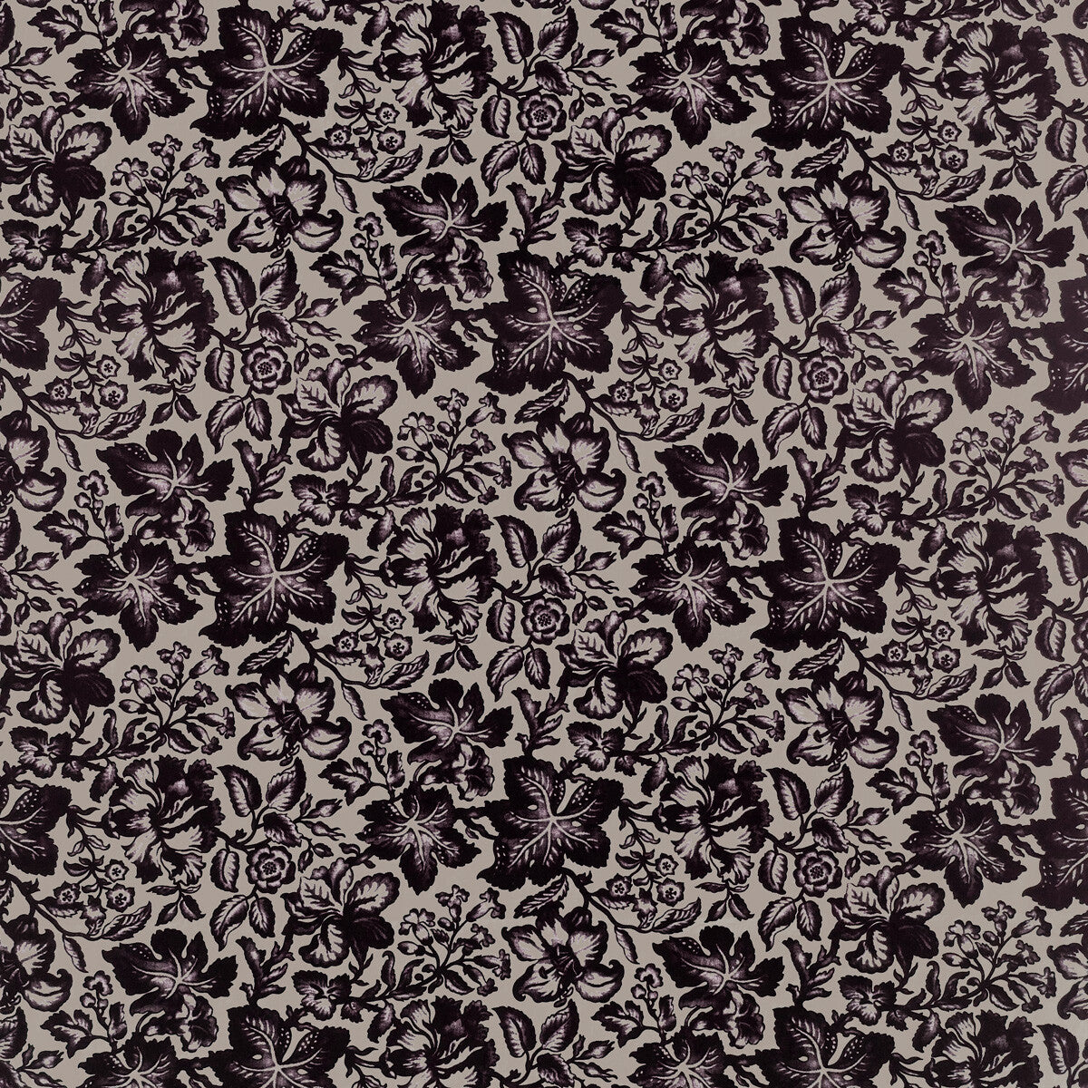GASTON Y DANIELA LCT1044.004.0 SUSANA BERENJENA Fabric - Eade's Wallpaper