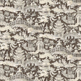 GASTON Y DANIELA LCT1048.002.0 MARTA CHOCOLATE Fabric - Eade's Wallpaper