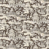 GASTON Y DANIELA LCT1048.002.0 MARTA CHOCOLATE Fabric - Eade's Wallpaper