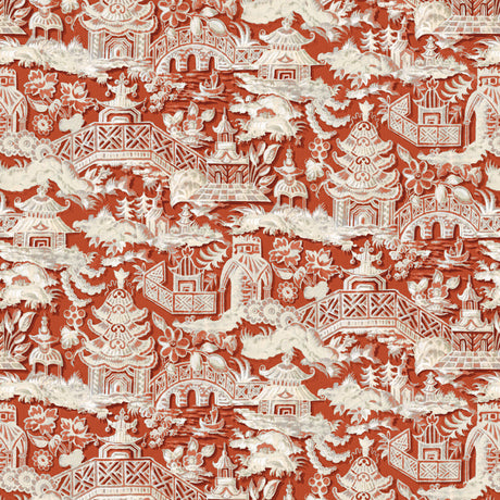 GASTON Y DANIELA LCT1048.004.0 MARTA TEJA Fabric - Eade's Wallpaper