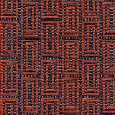 GASTON Y DANIELA LCT1056.002.0 CALEB GRIS/ROJO Fabric - Eade's Wallpaper