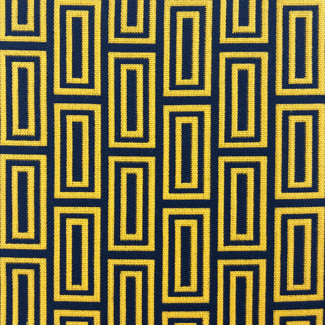 GASTON Y DANIELA LCT1056.003.0 CALEB AMARILLO/NAVY Fabric - Eade's Wallpaper