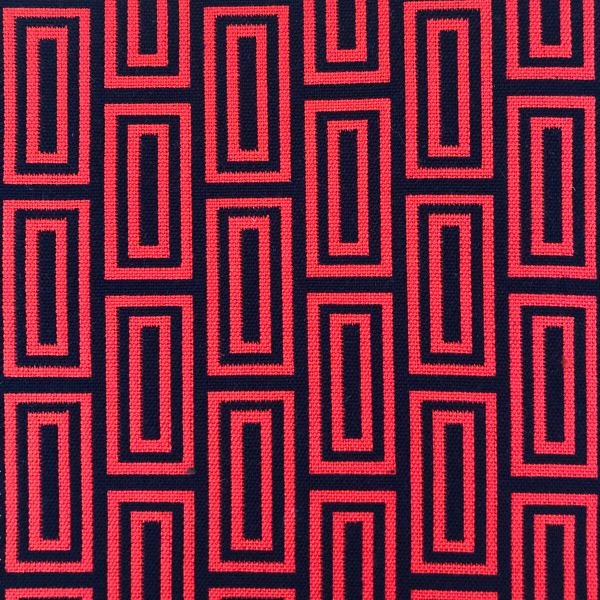 GASTON Y DANIELA LCT1056.005.0 CALEB ROJO/NAVY Fabric - Eade's Wallpaper