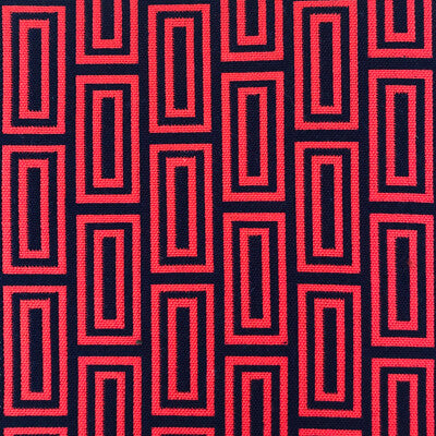 GASTON Y DANIELA LCT1056.005.0 CALEB ROJO/NAVY Fabric - Eade's Wallpaper