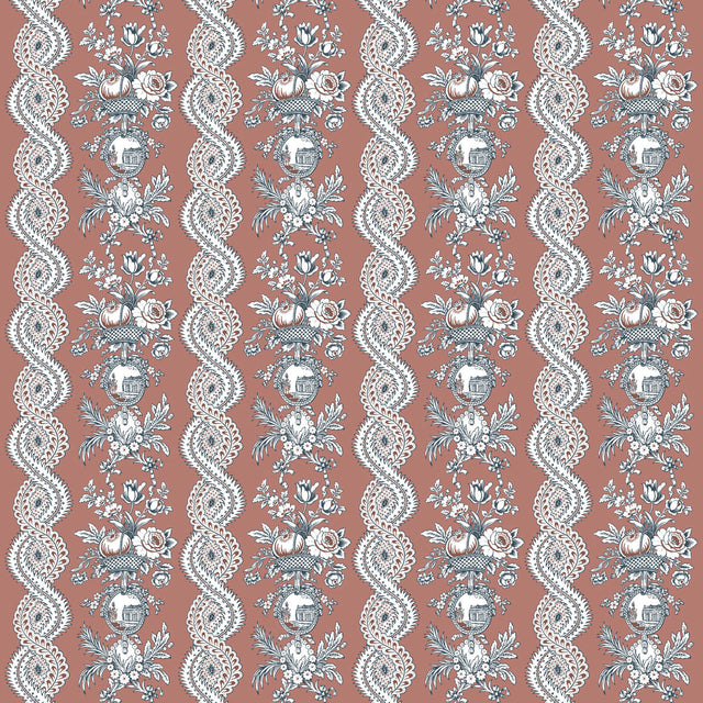 GASTON Y DANIELA LCT1059.001.0 PILARA ROSA Fabric - Eade's Wallpaper