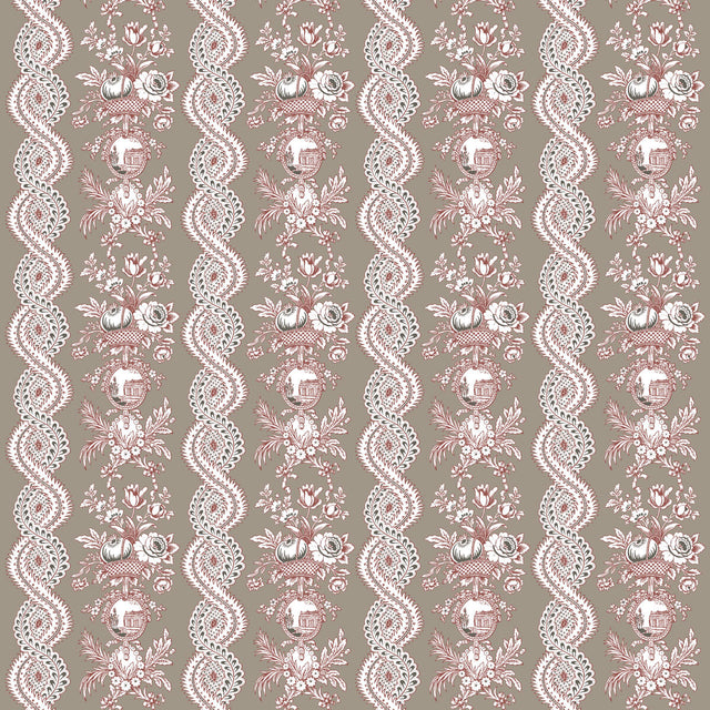 GASTON Y DANIELA LCT1059.004.0 PILARA GRIS Fabric - Eade's Wallpaper