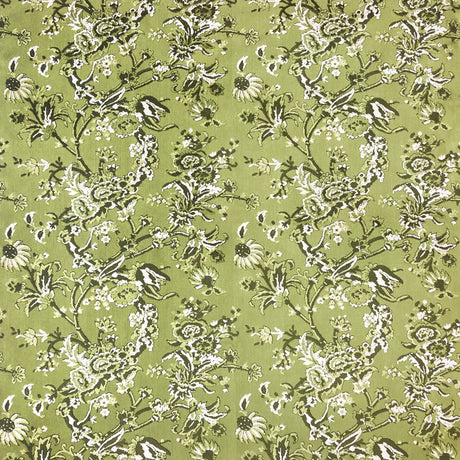 GASTON Y DANIELA LCT1065.001.0 CARLOTA VERDE Fabric - Eade's Wallpaper