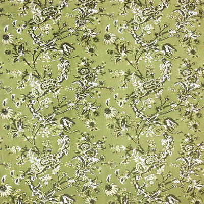 GASTON Y DANIELA LCT1065.001.0 CARLOTA VERDE Fabric - Eade's Wallpaper