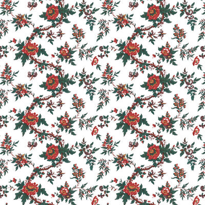 GASTON Y DANIELA LCT1069.001.0 SARITA ROJO Fabric - Eade's Wallpaper