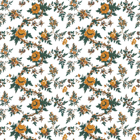 GASTON Y DANIELA LCT1069.002.0 SARITA OCRE Fabric - Eade's Wallpaper