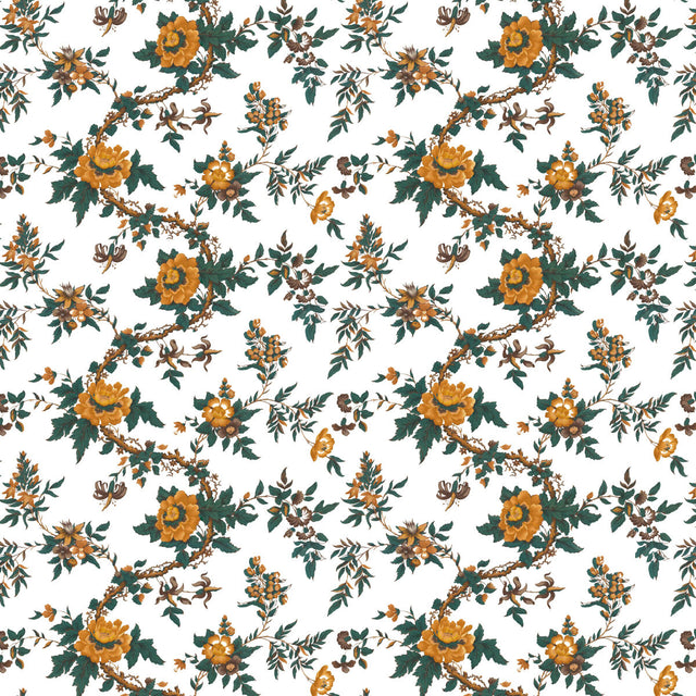 GASTON Y DANIELA LCT1069.002.0 SARITA OCRE Fabric - Eade's Wallpaper