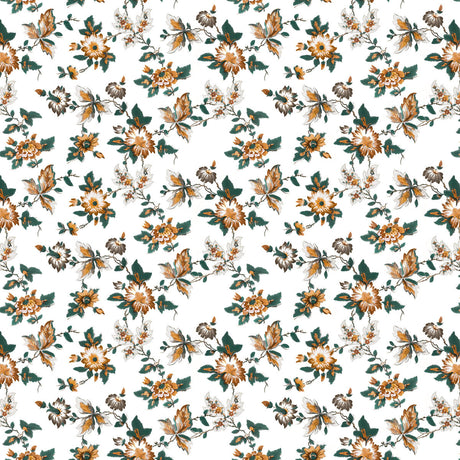 GASTON Y DANIELA LCT1070.002.0 BRIGITTA OCRE Fabric - Eade's Wallpaper