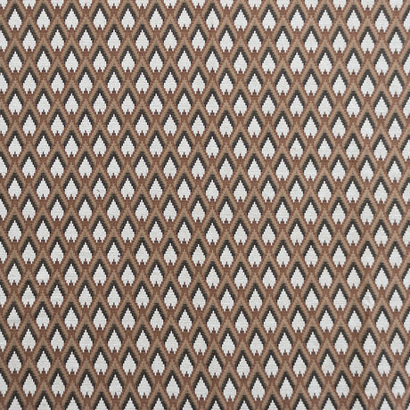 GASTON Y DANIELA LCT1078.004.0 PERUYES CHOCOLATE Fabric - Eade's Wallpaper