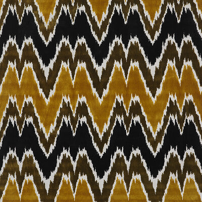 GASTON Y DANIELA LCT5359.006.0 ALEJANDRO ORO/ONYX Fabric - Eade's Wallpaper