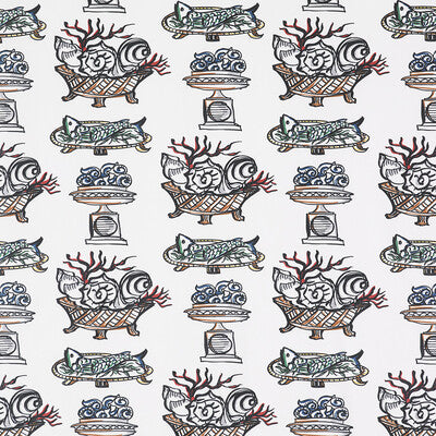 GASTON Y DANIELA LCT5361A.001.0 LOZOYA MULTI Fabric - Eade's Wallpaper