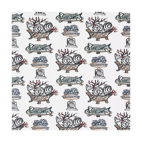 GASTON Y DANIELA LCT5361.001.0 LOZOYA MULTI Fabric - Eade's Wallpaper