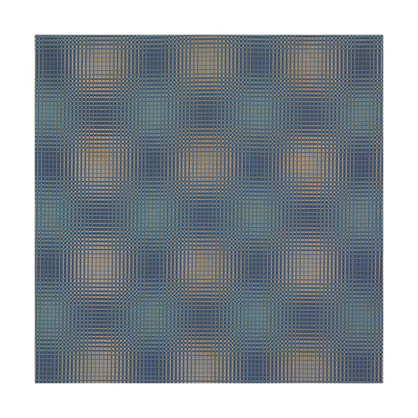 GASTON Y DANIELA LCT5365.003.0 ALELLA AZUL/PLATA Fabric - Eade's Wallpaper