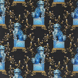 GASTON Y DANIELA LCT5372.001.0 CHIEN ONYX/AZUL Fabric - Eade's Wallpaper