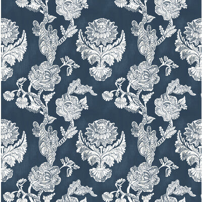 GASTON Y DANIELA LCT5483.005.0 CHITINA NAVY Fabric - Eade's Wallpaper