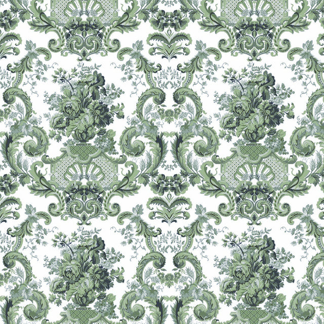 GASTON Y DANIELA LCT5484.001.0 SAN ILDEFONSO VERDE Fabric - Eade's Wallpaper