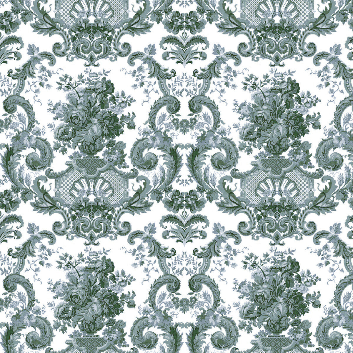 GASTON Y DANIELA LCT5484.002.0 SAN ILDEFONSO AZUL Fabric - Eade's Wallpaper