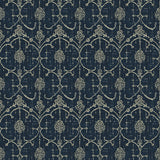 GASTON Y DANIELA LCT5487.003.0 LORENZO PETROLEO Fabric - Eade's Wallpaper