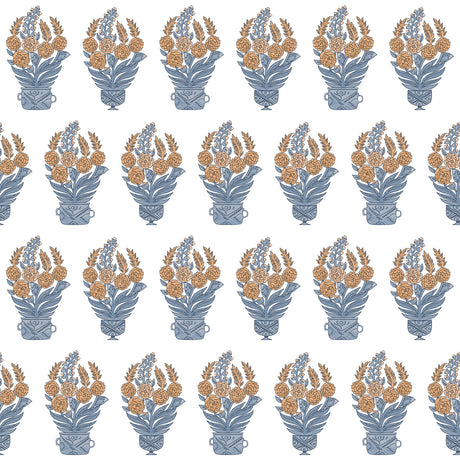 GASTON Y DANIELA LCW1020.001.0 CELORIO WP AZUL/TEJA Wallpaper - Eade's Wallpaper
