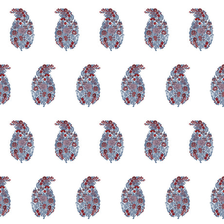 GASTON Y DANIELA LCW1022.001.0 TARSILA WP AZUL/ROJO Wallpaper - Eade's Wallpaper